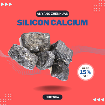 0-2mm 10-50mm Partikel Calcium-Silizium-Legierung für die Stahlherstellung