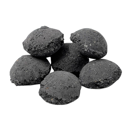 10-50 mm Metallurgie Siliziumbrikette Schwarz für die Stahlschmelze